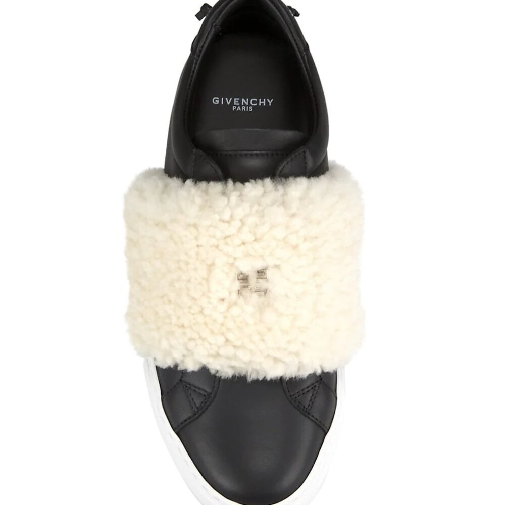 New Givenchy Men's Urban Sherpa-Strap Low-Top Sneakers